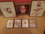 Winnie the pooh set 7 lijsten, Kinderen en Baby's, Kinderkamer | Inrichting en Decoratie, Ophalen, Zo goed als nieuw, Wanddecoratie