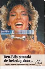 Retro reclame 1983 Benbits kauwgom hele dag lekker, Verzamelen, Retro, Overige typen, Ophalen of Verzenden