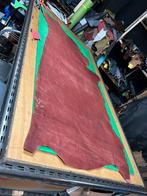 Mat roest  patina-vintage  huiden 1.3mm soepel&glad A497-98, Bruin, Leer of Kunstleer, Ophalen of Verzenden, Zo goed als nieuw