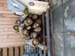 25 stammen openhaart hout., Tuin en Terras, Haardhout, Minder dan 3 m³, Ophalen