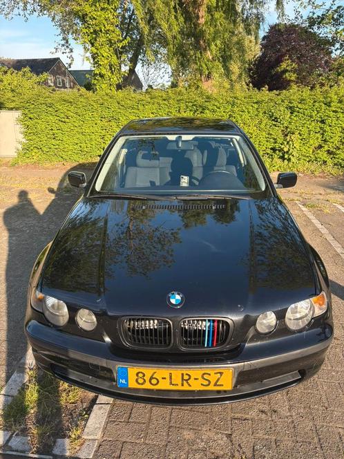 BMW 3-Serie 316ti Compact 2003 Zwart (E46) 1.8, Auto's, BMW, Particulier, 3-Serie, Benzine, C, Hatchback, Handgeschakeld, Origineel Nederlands