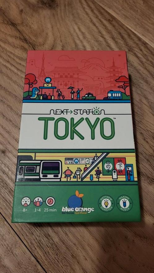 Next station Tokyo bordspel zgan., handig reisformaat, Hobby en Vrije tijd, Gezelschapsspellen | Bordspellen, Zo goed als nieuw
