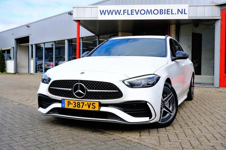 Mercedes-Benz C-klasse Estate 180 AMG Line Aut. LED|1e Eig |, Auto's, Mercedes-Benz, Bedrijf, Te koop, C-Klasse, ABS, Achteruitrijcamera