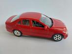 Mercedes Benz C220 CDI in brandweerrood van Welly 3 inch, Hobby en Vrije tijd, Modelauto's | Overige schalen, Ophalen of Verzenden