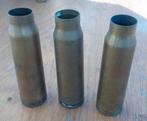 3 hispano hulzen 20 mm, Ophalen of Verzenden, Landmacht, Overige gebieden, Hulzen of Bodemvondsten