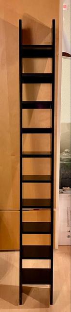 Zwart houten vakkenkast voor opbergruimte, Ophalen, Gebruikt