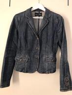 Denim blazer van Armani Jeans maat 36, Kleding | Dames, Jasjes, Kostuums en Pakken, Armani, Blauw, Ophalen of Verzenden, Zo goed als nieuw