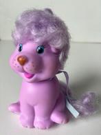 Rubber hondje paars met strikjes., Ophalen of Verzenden, Zo goed als nieuw