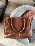 Dstrct werktas leer cognac 30x40 cm, Sieraden, Tassen en Uiterlijk, Tassen | Damestassen, Ophalen of Verzenden, Zo goed als nieuw