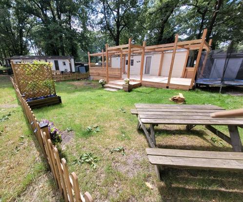 Mooie stacaravan op zeer ruime plek, Caravans en Kamperen, Stacaravans, Ophalen of Verzenden