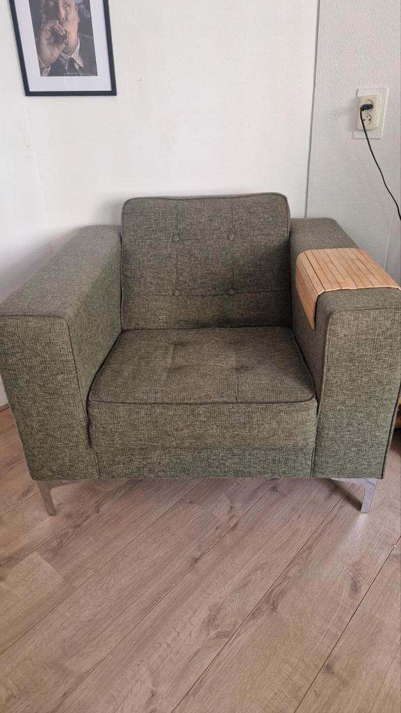 grote relax fauteuil. Groen, Huis en Inrichting, Fauteuils, Gebruikt, 50 tot 75 cm, Ophalen