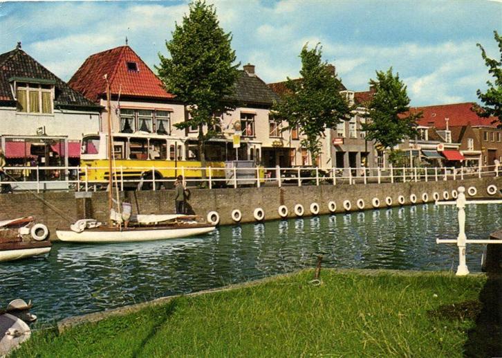 IJlst, Centrum - gelopen, Verzamelen, Ansichtkaarten | Nederland, Gelopen, Friesland, Voor 1920, Ophalen of Verzenden