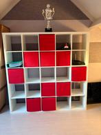 IKEA Kallax kast met opbergbakken, Huis en Inrichting, Kasten | Boekenkasten, Met plank(en), Kunststof, 150 tot 200 cm, Ophalen of Verzenden