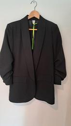 zwart lang smoking jasje met kaartjes, Verzenden, Nieuw, Maat 38/40 (M), Zwart