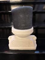 Kandelaar kaarshoider, Huis en Inrichting, Woonaccessoires | Kandelaars en Kaarsen, Gebruikt, 25 tot 50 cm, Wit, Ophalen of Verzenden