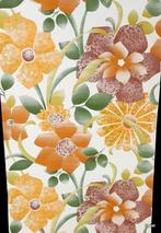 5019 Vintagejaren 70 seventies bloemen behang behangpapier, Verzenden