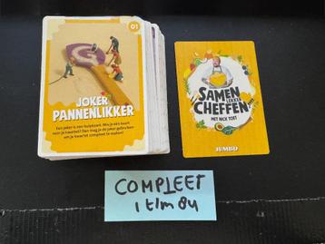 Compleet set kaartjes Samen lekker cheffen van JUMBO 1 - 84 beschikbaar voor biedingen