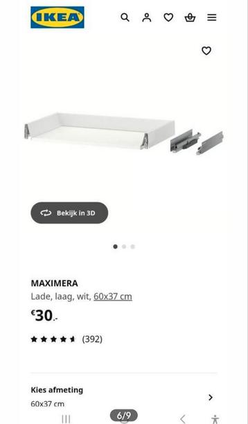 Te koop 3 Ikea Maximera lades met Upplov fronten - afbeelding 6