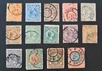Nederland 1891/1896 nvph 34/47 gest., Ophalen of Verzenden, T/m 1940, Gestempeld