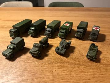 Dinky Toys Militaire Voertuigen - Set van 11 beschikbaar voor biedingen