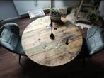 Eettafel, Huis en Inrichting, Tafels | Eettafels, Ophalen, Rond, 50 tot 100 cm, Zo goed als nieuw