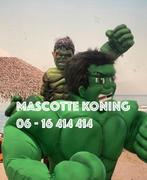 Marvel Hulk mascotte inclusief acteur op jouw feestje?, Hobby en Vrije tijd, Ophalen of Verzenden