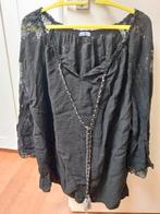 Nieuwe zwarte ibiza top, Kleding | Dames, Blouses en Tunieken, Ophalen of Verzenden, Nieuw, Maat 38/40 (M), Zwart