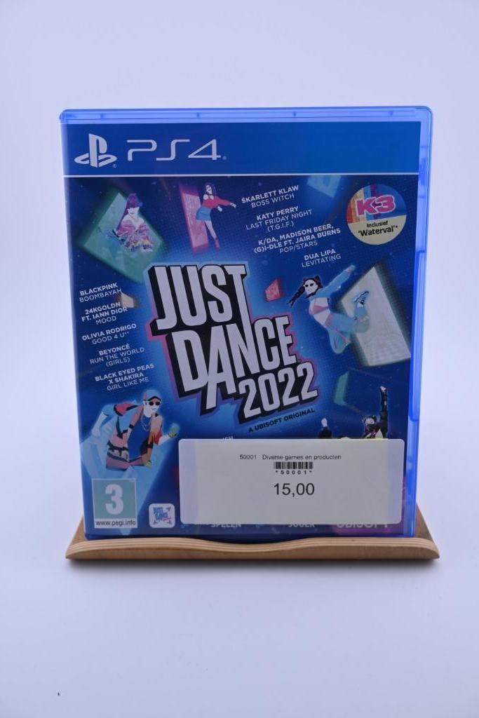 Just Dance 2022 - Playstation 4, Spelcomputers en Games, Games | Sony PlayStation 4, Gebruikt, Muziek, 1 speler, Vanaf 3 jaar