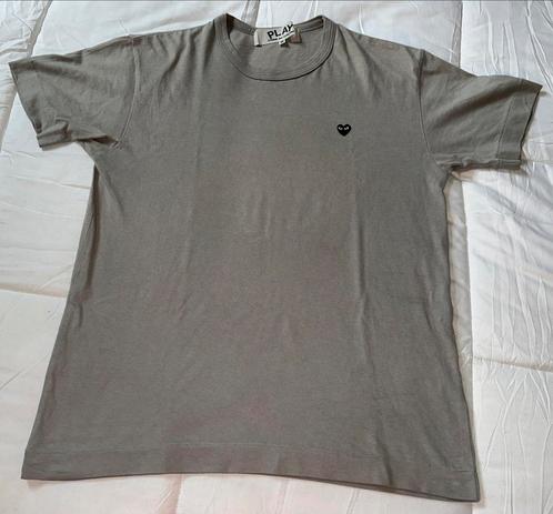 Origineel Comme des Garçons PLAY t-shirt grijs met zwart M, Kleding | Heren, T-shirts, Zo goed als nieuw, Maat 48/50 (M), Grijs