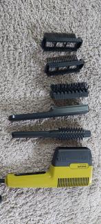 Vintage jaren 70 föhn van Philips groen met opzetstukken, Sieraden, Tassen en Uiterlijk, Uiterlijk | Haarverzorging, Ophalen of Verzenden