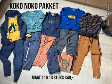 Pakket koko noko maat 116 jongen beschikbaar voor biedingen