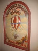 Oude reclamebord/pubbord de Geo Blunts Balloon Flight, Ophalen of Verzenden