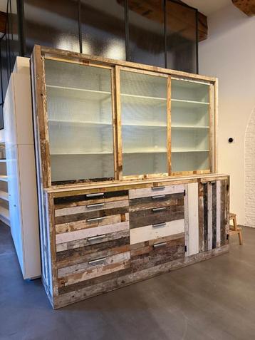Piet Hein Eek Werkplaatskast 244 x 244 x 60cm beschikbaar voor biedingen