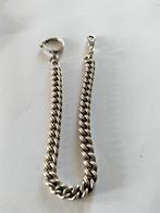 Prachtige antieke zilveren massief horloge ketting., Verzenden, Zo goed als nieuw, Zilver, Zilver