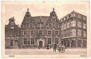 700171 Hoorn NH 1926 Stadhuis Gelopen met postzegel beschikbaar voor biedingen