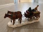 Lemax koets met paard en wagen, Ophalen, Zo goed als nieuw