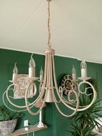 Landelijke brocante kroonluchter, Ophalen, Zo goed als nieuw
