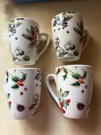 4 kerstbekers van Janneke Brinkman, Huis en Inrichting, Keuken | Servies, Ophalen of Verzenden, Zo goed als nieuw, Overige stijlen