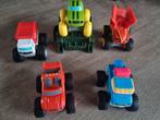 Blaze en de Monsterwielen autootjes set, Ophalen of Verzenden, Gebruikt
