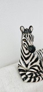 Italiaans porseleinen zebra beeld, Verzamelen, Beelden en Beeldjes, Ophalen of Verzenden, Zo goed als nieuw