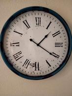 Vintage Groene Wandklok, Antiek en Kunst, Antiek | Klokken, Ophalen of Verzenden