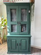 Groene buffetkast / green turquoise cabinet, Huis en Inrichting, Kasten | Buffetkasten, Ophalen, 100 tot 150 cm, 200 cm of meer