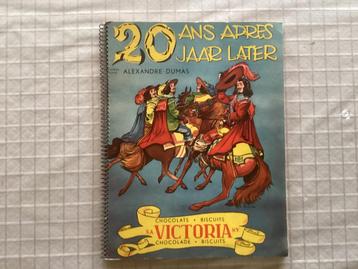 Plaatjes album chocolade Victoria 3 musketiers 20 jaar later beschikbaar voor biedingen