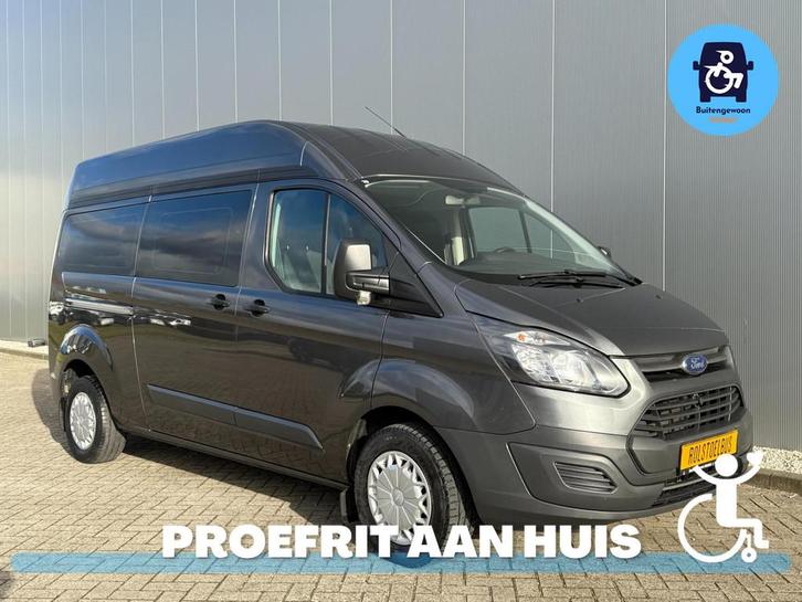 Ford Transit Custom 2.0 Rolstoelbus 2016 L2H1 Tot 5 Personen, Auto's, Bestelauto's, Bedrijf, Te koop, Aangepast voor mindervaliden