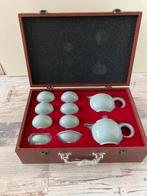 Thee servies in koffer, Ophalen