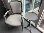 Vintage set stoel met bijzettafeltje, Ophalen