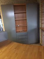 Fraaie bergkast- blank beuken en grijze spetterlak ., Ophalen, Zo goed als nieuw, 25 tot 50 cm