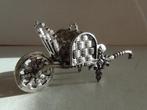 Miniatuur zilver EK62 kruiwagen + mand zilveren miniaturen, Antiek en Kunst, Verzenden, Zilver
