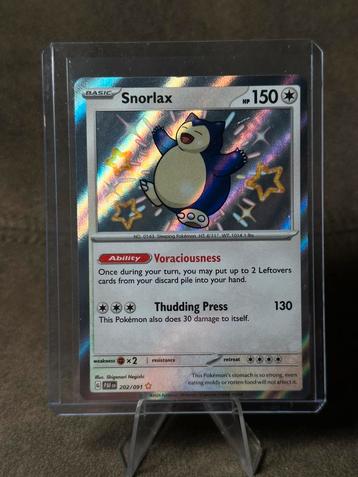 Snorlax #202 202/091 (Pokemon Paldean Fates) beschikbaar voor biedingen