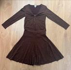 Ashley Brooke by Heine set rok + longsleeve shirt maat 40, Kleding | Dames, Maat 38/40 (M), Overige typen, Bruin, Ophalen of Verzenden